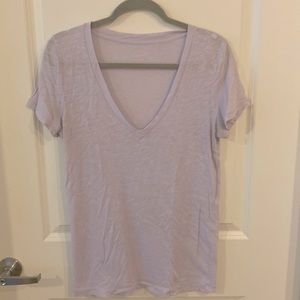 J Crew Lavender Vintage Cotton Tee